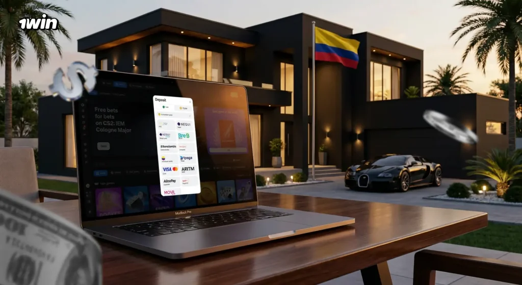 Depósitos en 1win Colombia
